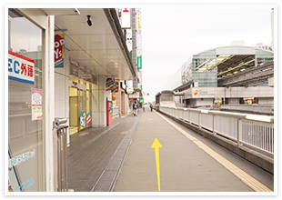 立川駅からの道順01