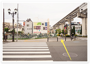 立川駅からの道順03